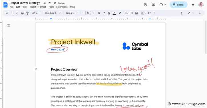 Attention English majors: now you can add handwritten notes to Google Docs