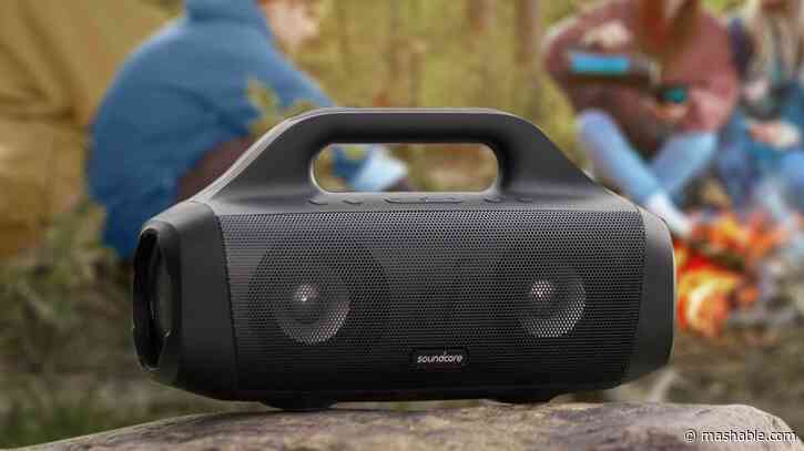 Get the Soundcore Anker Boom speaker for under $75 and prep for backyard season