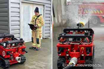 Blusrobot is nieuwste lid van brandweerzone, en dat is een primeur in Vlaanderen: “Inzetten tijdens gevaarlijke interventies”