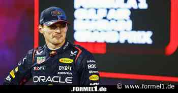 Für Max Verstappen kam Bahrain-Pole "ein bisschen unerwartet"