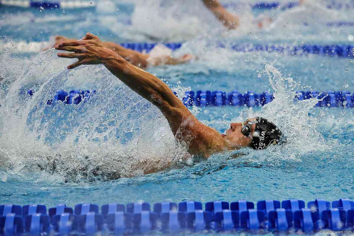 After Three Last Chance Swims, Max Wilson’s 45.24 in the 100 Back Means Likely NCAA Bid