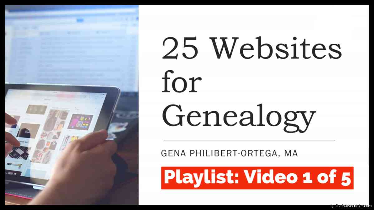 Genealogy Websites: #1 – 4 of our 25 Websites for Genealogy!