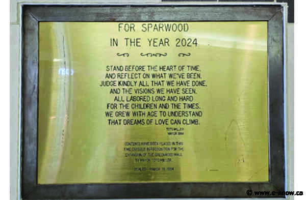 Sparwood opening Time Capsule March 19