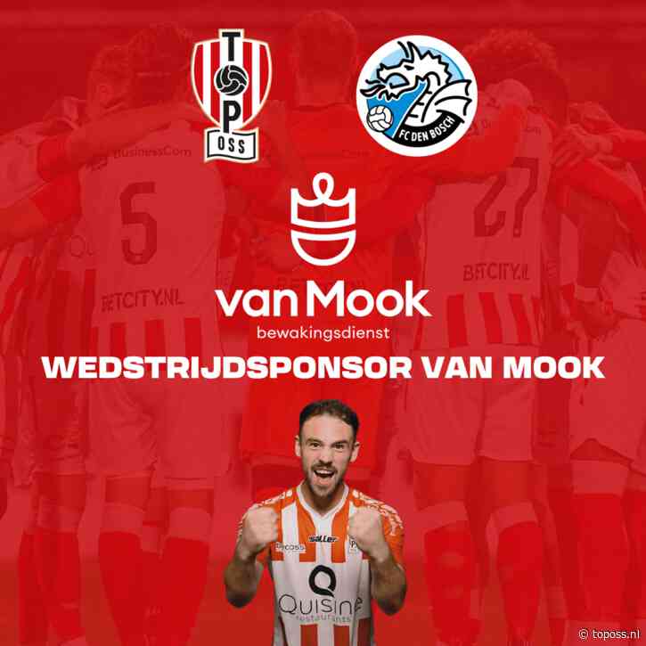 Van Mook wedstrijdsponsor TOP Oss – FC Den Bosch