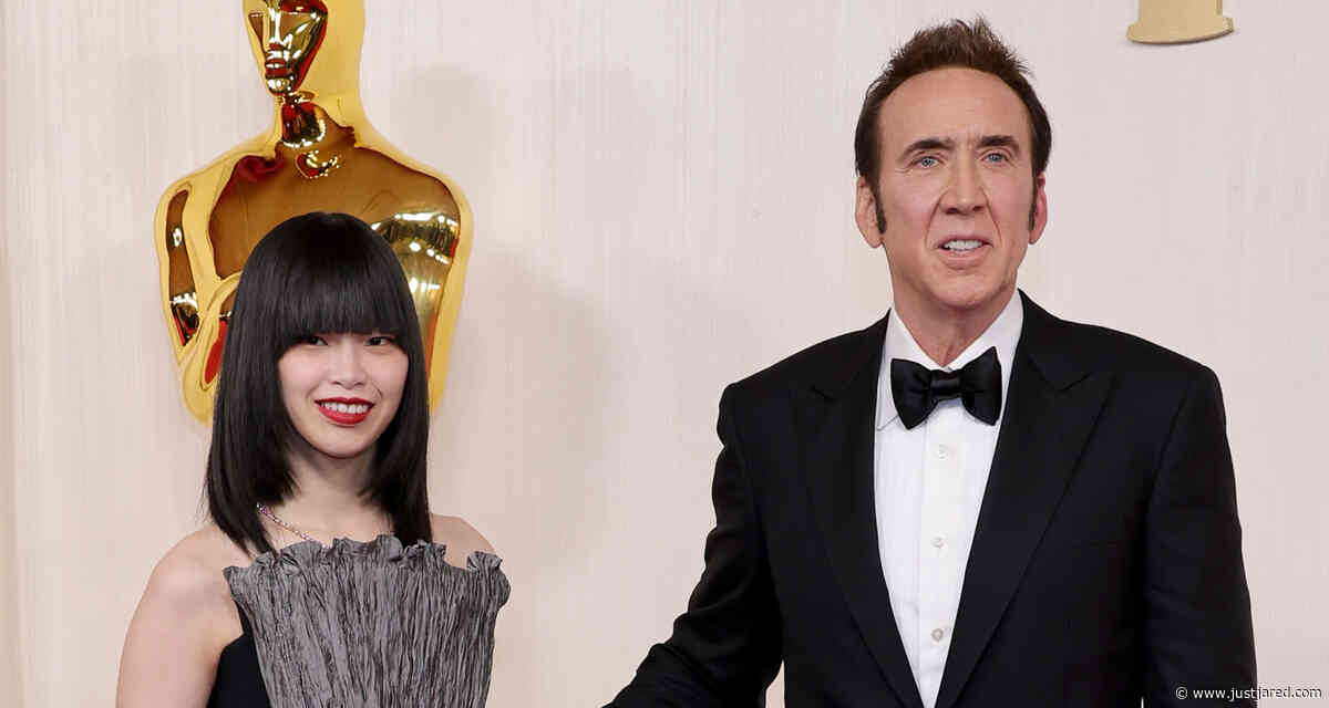 Nicolas Cage Holds Hands with Wife Riko Shibata at Oscars 2024