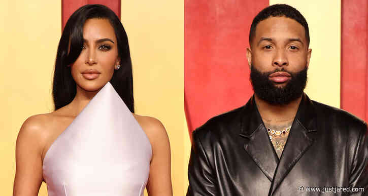Kim Kardashian & Odell Beckham Jr. Both Attend Vanity Fair Oscars Party 2024 Amid Dating Rumors