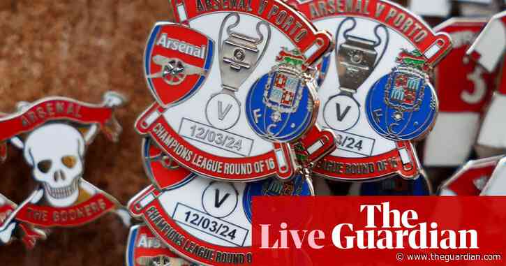 Arsenal v Porto: Champions League last 16, second leg – live