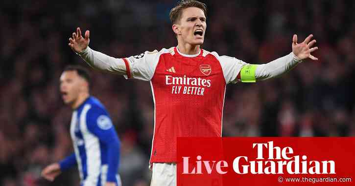 Arsenal v Porto: Champions League last 16, second leg goes to penalties – live