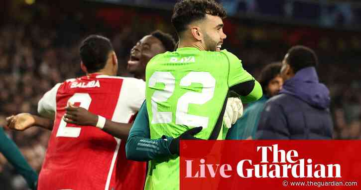 Arsenal beat Porto on penalties to reach Champions League last eight – as it happened