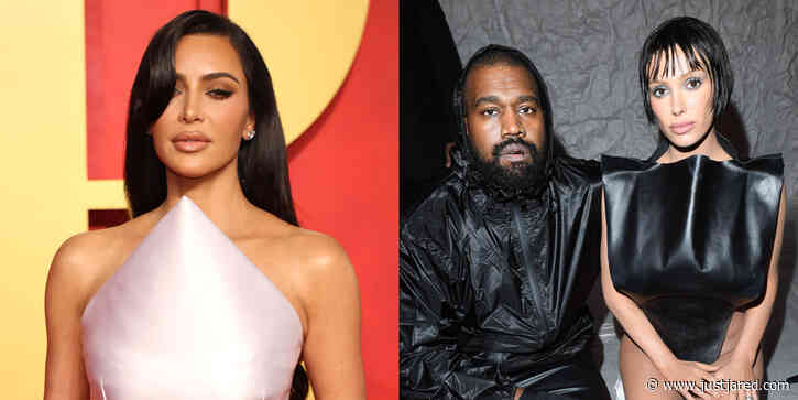 Kim Kardashian & Kanye West's Wife Bianca Censori Stand Side-By-Side at His 'Vultures 2' Listening Party, Marking First Official Public Appearance Together