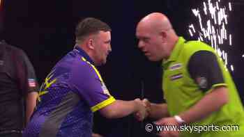 Agonising! Littler almost hits ANOTHER nine-darter in thrashing of MVG