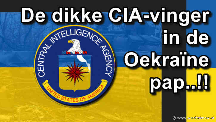 De rol van de CIA in Oekraïne-oorlog..!!