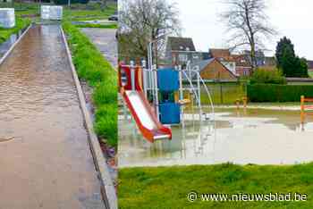 Wachten op droger weer om parkje Saunierlei af te werken