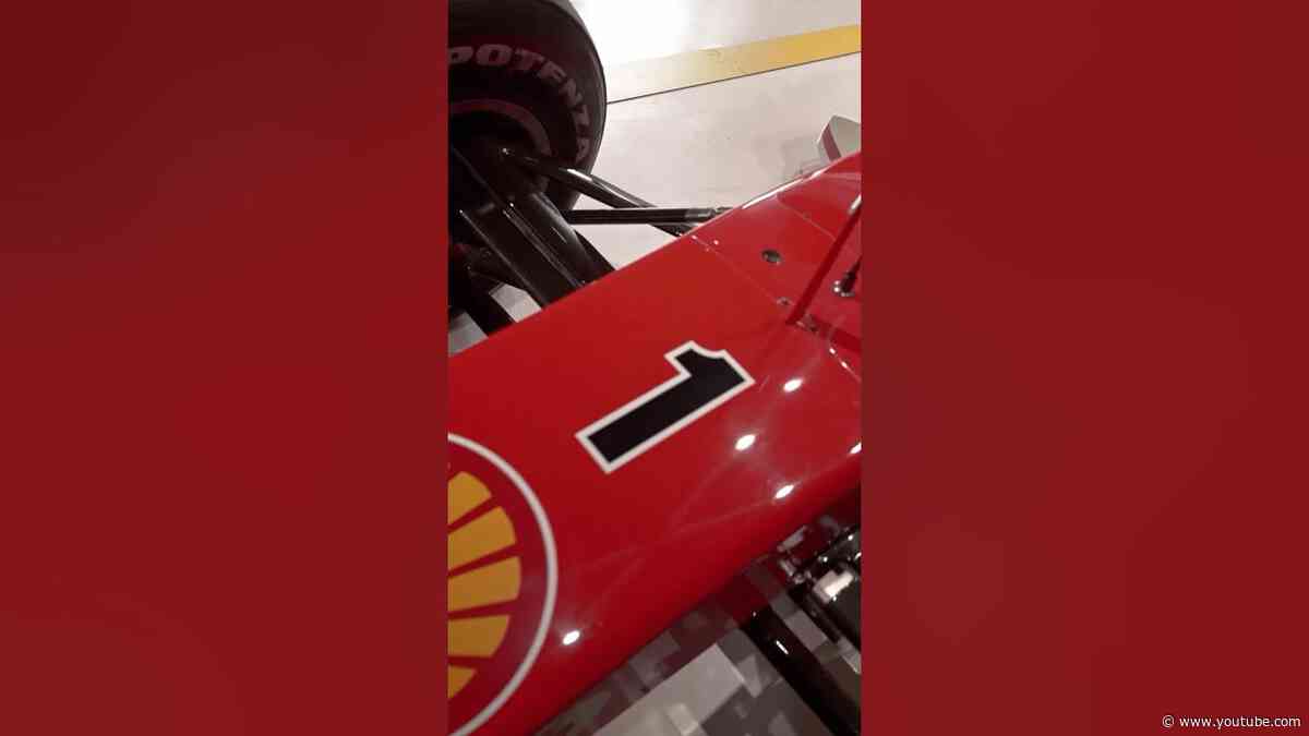 The #FerrariF2003GA is on display at the #MuseoEnzoFerrari#MuseiFerrari #Ferrari #ScuderiaFerrari
