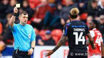 Rotherham 0-0 Huddersfield: Sorba Thomas sent off as Millers hold Terriers
