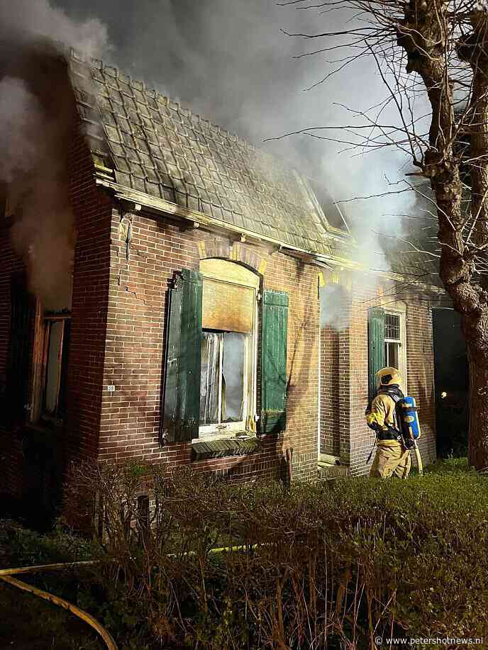 Brandweer uren druk met woningbrand in Kockengen