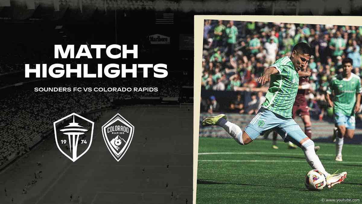HIGHLIGHTS: Seattle Sounders FC vs Colorado Rapids | March 16, 2024