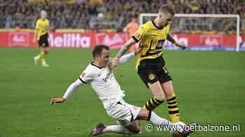Dortmund boekt mede dankzij Malen late zege; geen minuten voor Van de Beek