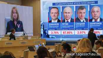 Scharfe Kritik aus dem Ausland an Putins Wahl
