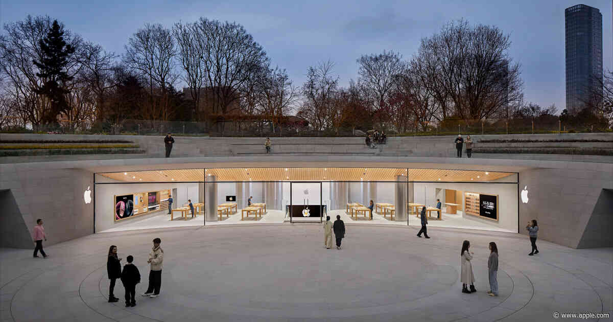 Apple Jing’an to welcome its first customers Thursday, March 21, in Shanghai