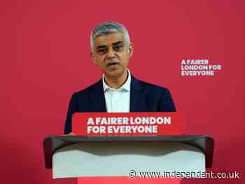 Sadiq Khan accuses Tories of ‘abject failure’ as he launches bid to be re-elected London mayor