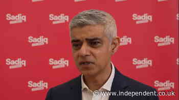 London ‘a safer city’ than Berlin, Madrid and Paris, says Sadiq Khan as he launches re-election bid