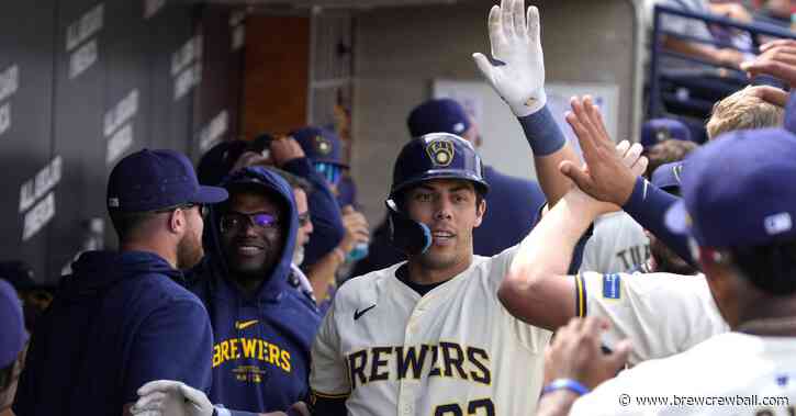 Christian Yelich, Willy Adames lead the Brewers to 4-3 win over Angels