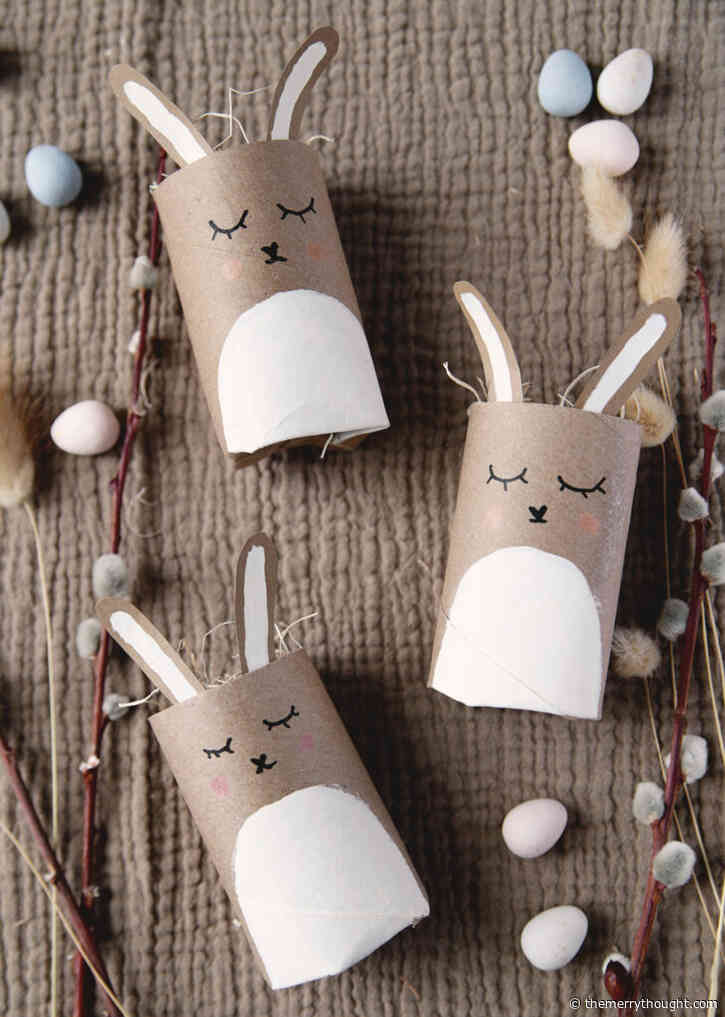 How to Make a DIY Toilet Paper Roll Bunny