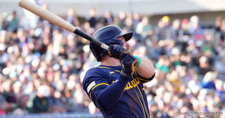 Brewers continue to narrow roster ahead of season opener, option four to Triple-A