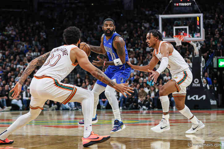 Mavericks survive against upstart Spurs with Irving leading the way