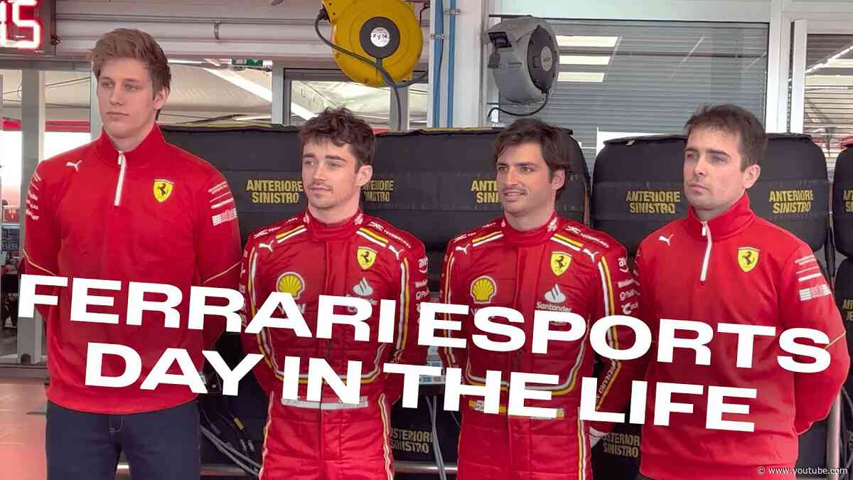Day in the life of Scuderia Ferrari Esports Team