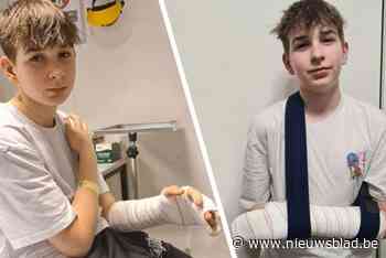 Dylan (13) raakt gewond bij ongeval op weg naar school in Neerpelt, fietser pleegt vluchtmisdrijf