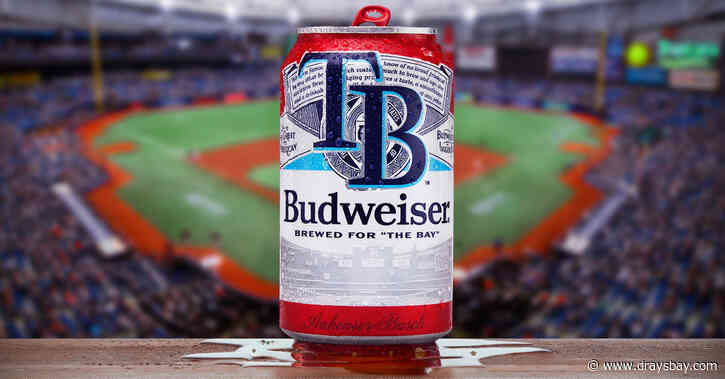 Budweiser debuts incredible Rays-themed Beer Can for 2024 season