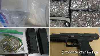 4 charged; drugs, weapons, ammo allegedly seized in series of GTA raids
