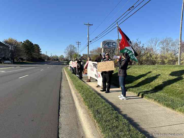 ‘A genocide occurring’: Pro-Palestinian activists protest event featuring former IDF leader, Christian Zionists at a church in Clemmons