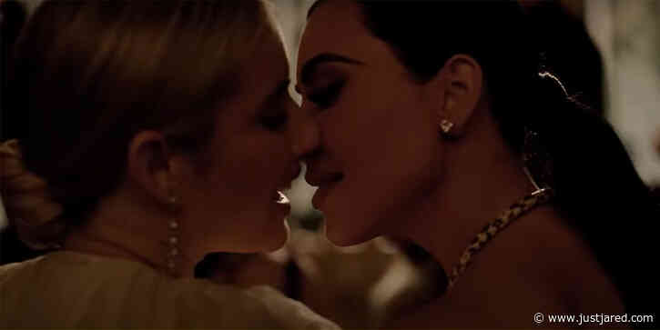 Kim Kardashian Kisses Emma Roberts in Trailer for 'American Horror Story: Delicate'