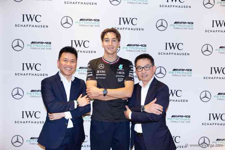 Formula 1 driver George Russell officially opens IWC boutique in Melbourne ahead of Australian Grand Prix