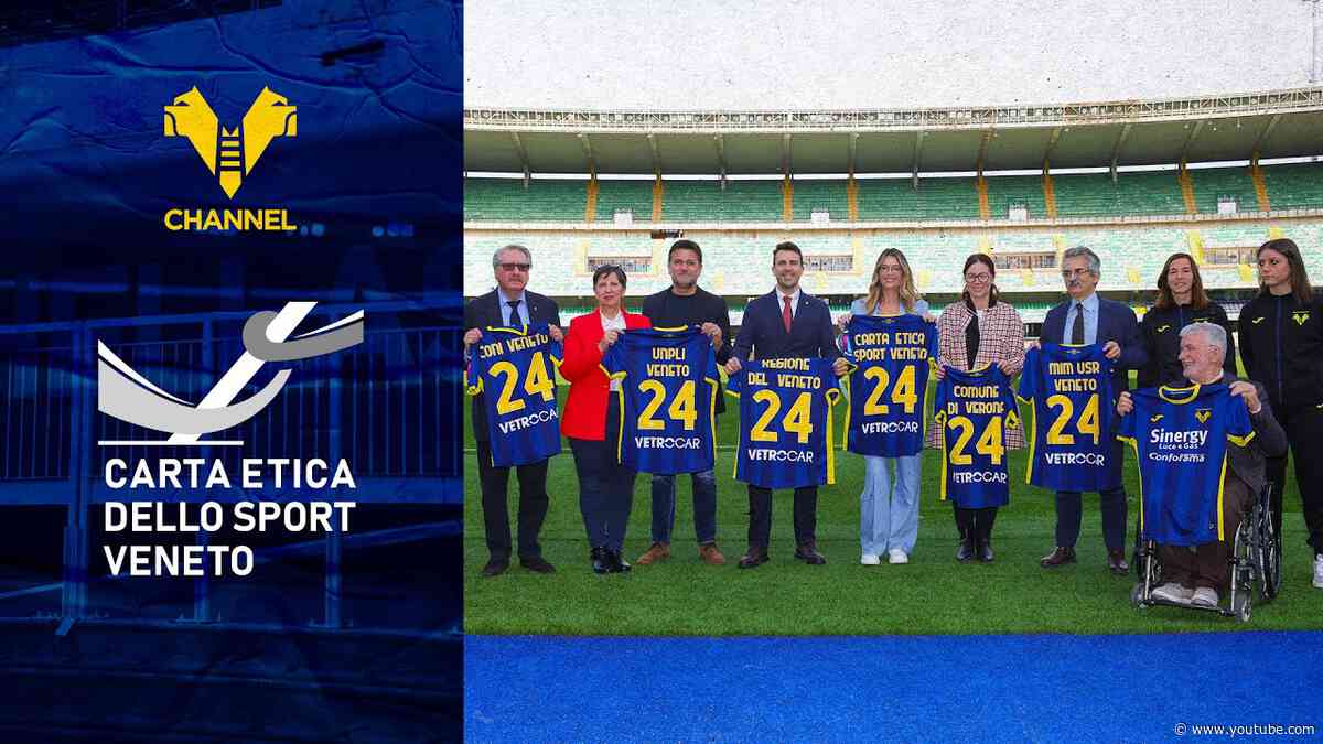 Hellas Verona testimonial della Carta Etica dello Sport Veneto 2024