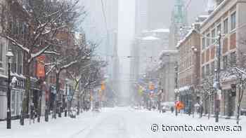 Toronto to see blast of winter weather on Friday