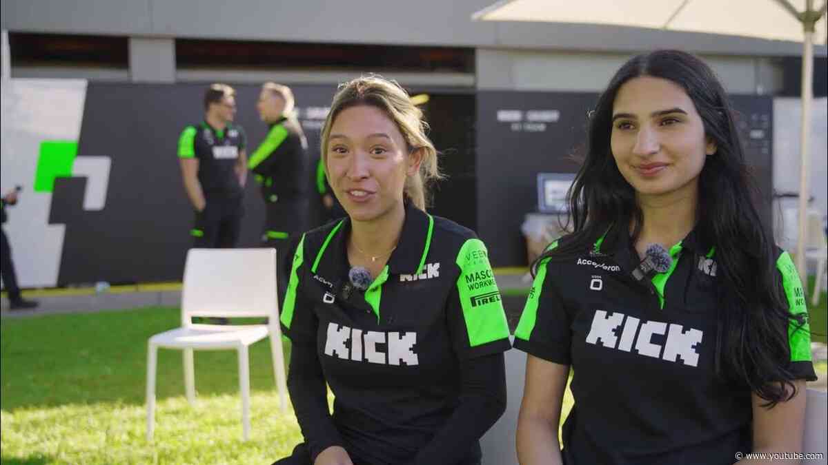 Girls on Track in the Melbourne Paddock | #AusGP | Stake F1 Team KICK Sauber 💚