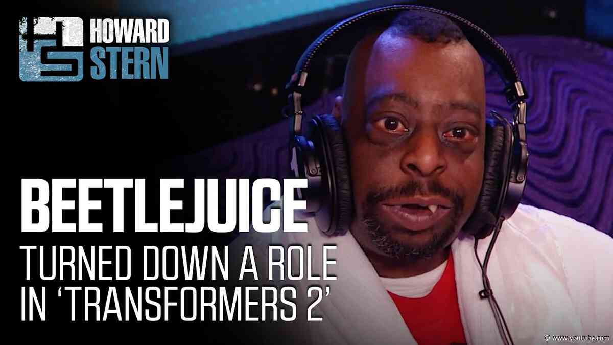 Beetlejuice Turned Down a Role in “Transformers 2” (2013)
