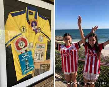 The shrine to Southampton FC inside a home in Perth, Australia