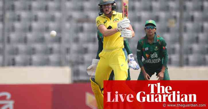 Australia beat Bangladesh by six wickets: second women’s one-day international – live