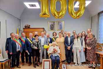 Maria viert honderdste verjaardag in gemeentehuis