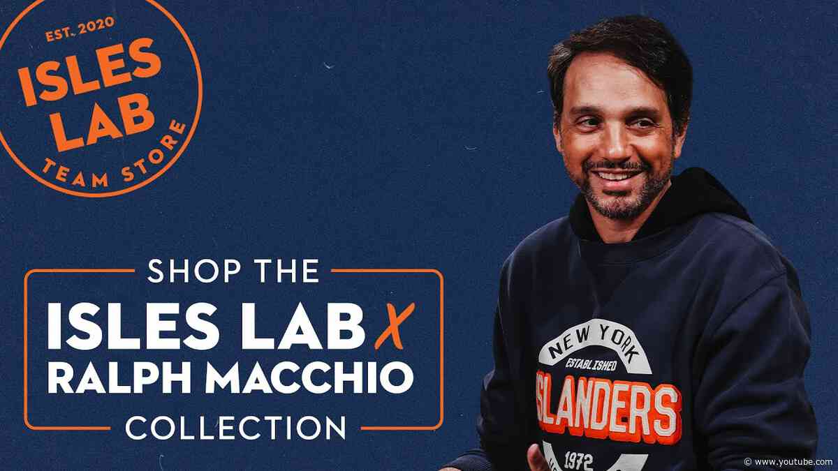 Ralph Macchio Creates New York Islanders Merch at Isles Lab