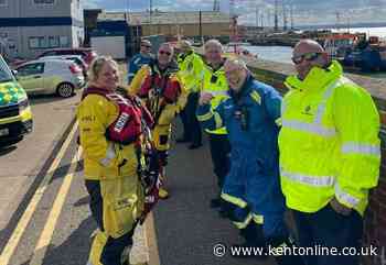 Two saved by RNLI after being cut off by tide near nature reserve