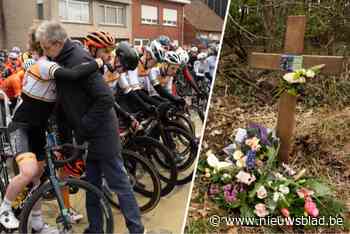 Eerbetoon aan overleden Jonas Bresseleers tijdens wielerwedstrijd: “We gingen hier normaal samen staan vandaag”