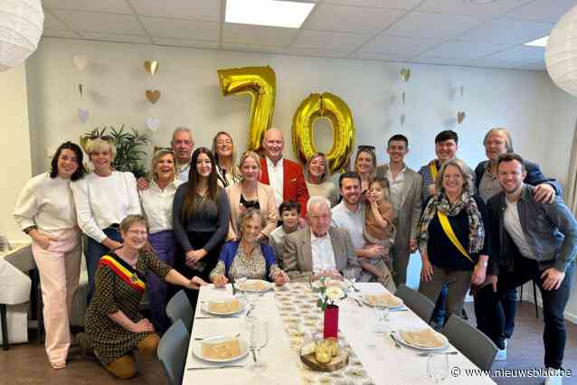 Platina huwelijksjubileum voor Richard en Eliane