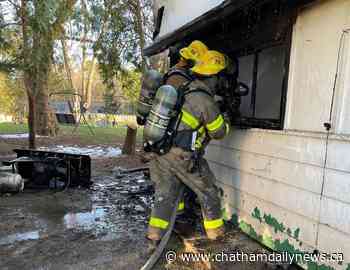 Home-repair warning issued; damage $60K in garage fire: Chatham-Kent police