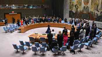 UN-Sicherheitsrat fordert erstmals Waffenruhe im Gazastreifen